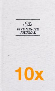 10 x The Five Minute Journal (Paketerbjudanden)