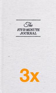 3 x The Five Minute Journal (Paketerbjudanden)