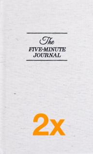 2 x The Five Minute Journal (Paketerbjudanden)